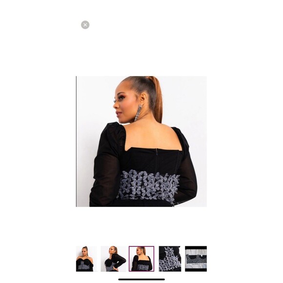 Butterfly Fly Away Cropped Corset EUC - Picture 4 of 11